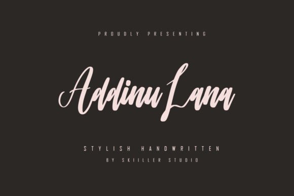 Addinu Lana: A Natural-Flow Script Font for Handmade Creators