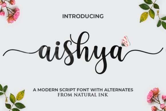 Aishya: A Refined Script Font for Scroll-Stopping Brand Content