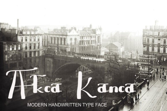 Akca Kanca: A Handwritten Font That Builds Brand Warmth