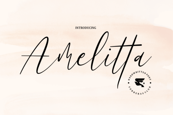 Amelita: A Delicate Script for Editorial Elegance