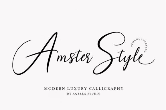 Amster Style: A Handwritten Font That Makes Campaigns Feel Human