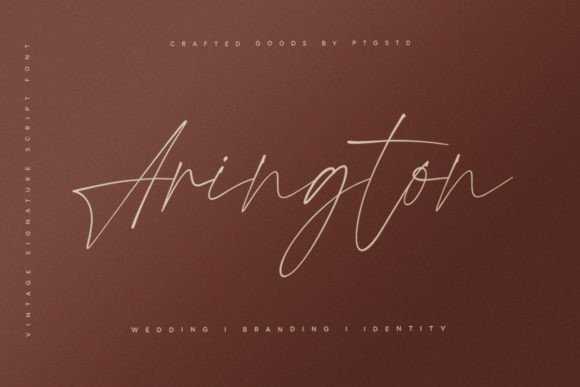 Arington: A Handwritten Font for Web Design and Brand Identity