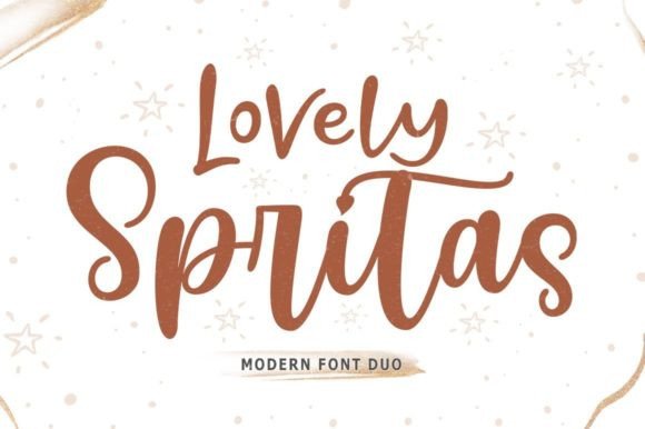 Beautiful Typography with Lovely Spritas