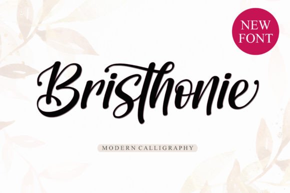 Bristhonie: A Romantic Script Font That Earns Its Place