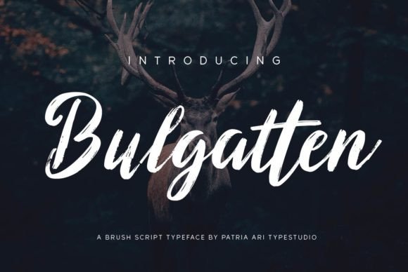 Bulgatten: A Handwritten Font That Feels Like Real Ink on Paper