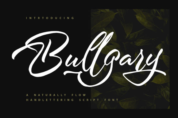 Bullgary: A Refined Script Font for Thoughtful Editorial Design