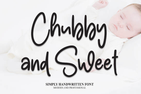 Chubby and Sweet: A Playful Script Font for Handmade Labels & Printables