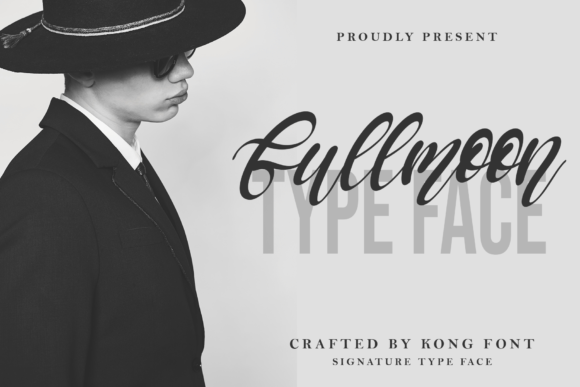 Fullmoon Font: A Playful Script for Handmade Labels & Wedding Stationery