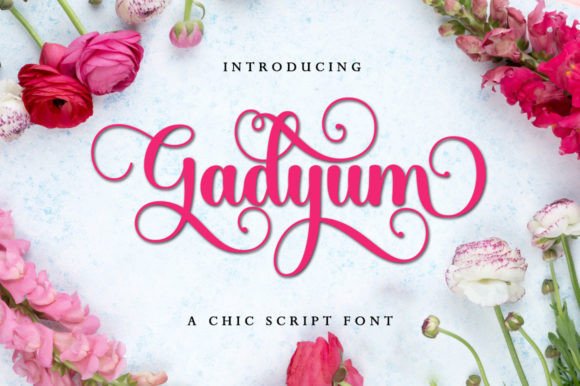 Gadyum: A Handwritten Font for Creative Crafters