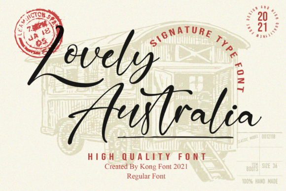 Lovely Australia: A Playful Script Font for Handmade Charm