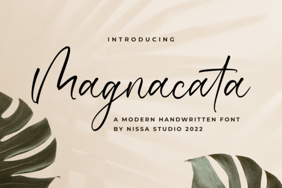 Magnacata: A Script Font for Modern Web Design