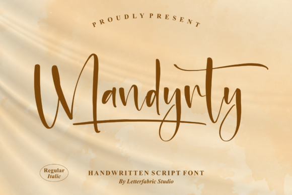Mandyrty: A Delicate Handwritten Font for Thoughtful Branding