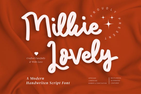 Milkie Lovely: A Handwritten Font That Builds Trust