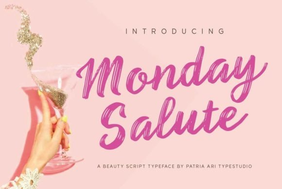 Monday Salute: A Timeless Script Font for Digital Design