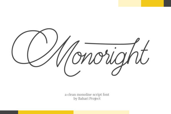 Monoright: A Minimalist Script Font That Earns Its Space in Real Campaigns