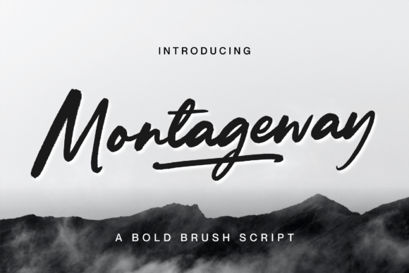 Montageway: A Bold, Readable Script Font for Campaign Headlines