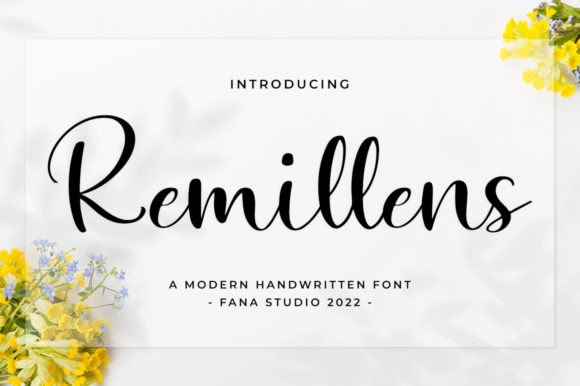 Remillens: A Handwritten Font That Builds Brand Recognition