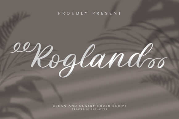 Rogland Font: Elegant Script for Real Business Branding