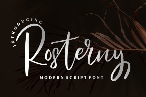 Rosterny: A Handwritten Font That Feels Human on Screen