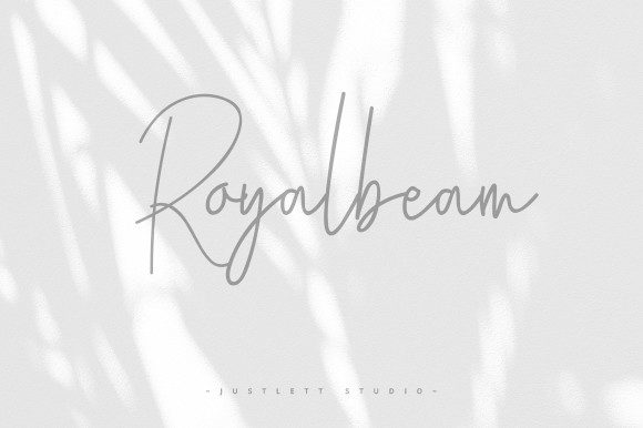 Royalbeam: A Thoughtful Script Font for Brand Identity
