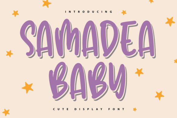 Samadea Baby: A Handwritten Font That Makes Your Campaign Feel Human