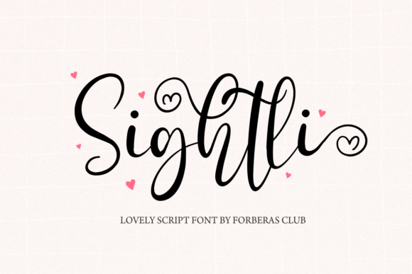 Sightli: A Chic Script Font for Handmade Charm