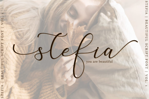 Stefia: A Handcrafted Script Font for Invitations, Labels & Printables