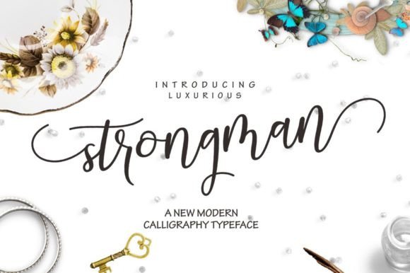 Strongman Font: A Professional Script for Small Business Branding