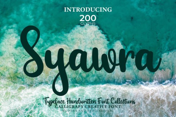 Syawra: A Handwritten Font with Soul