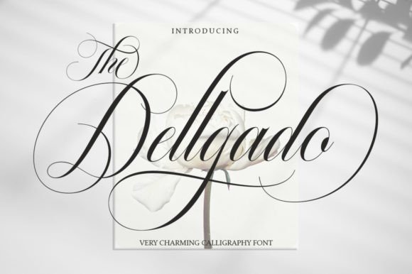 The Dellgado: A Script Font for Elegant Web Design