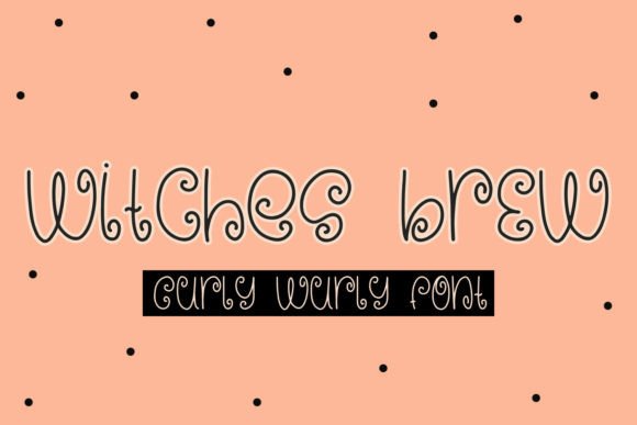 Witches Brew: A Playful Halloween Script Font for Handmade Creators